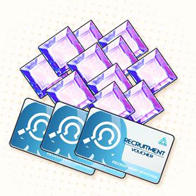 通常チケットx20無償晶石x1500